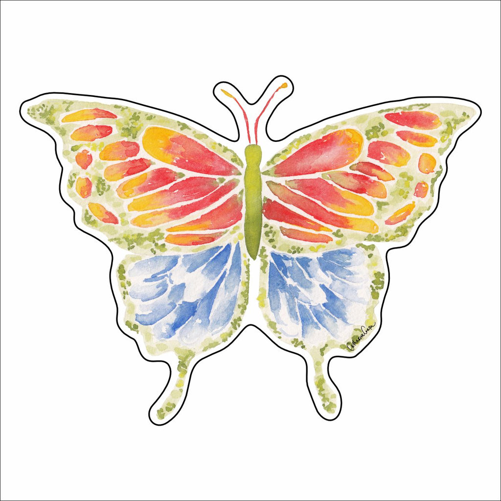 CCRT-075 Sunset Butterfly Mini | 0.50in. Acrylic Contour | Case Bundle of 25
