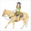 CCRT-078 Cowgirl | 0.75in. Acrylic Contour | Case Bundle of 25