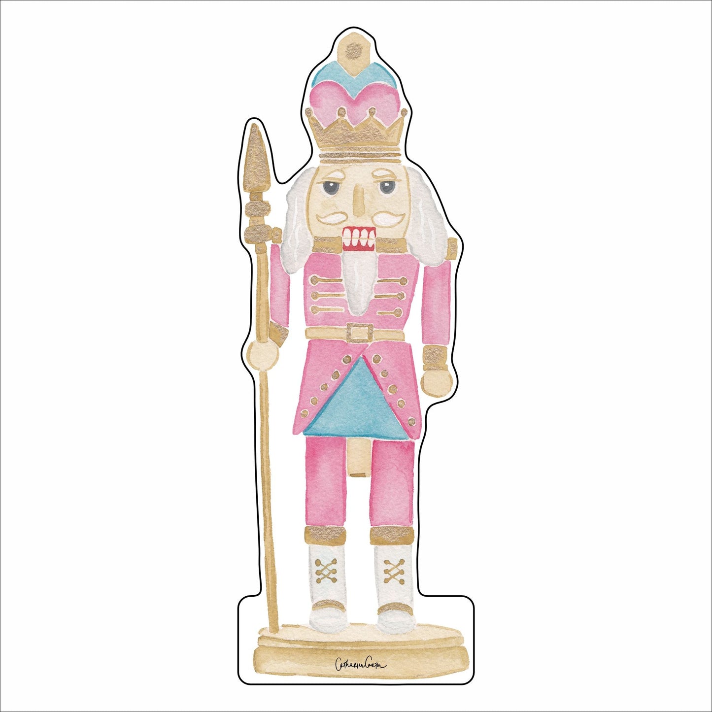 CCRT-084 Nutcracker Spear | 0.75in. Acrylic Contour |