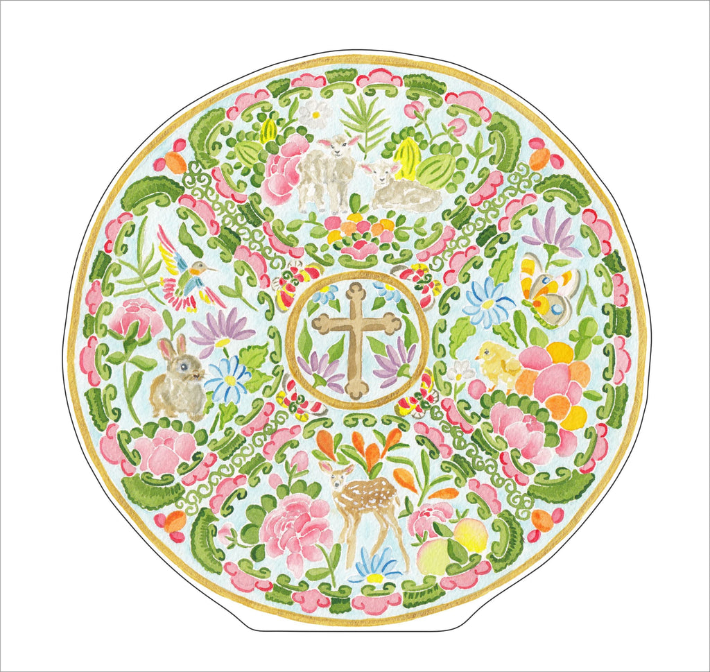 CCRT-105 Easter Rose Medallion | 0.75Acrylic Contour | Case of 25