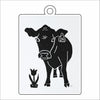 CFA-003  Two-Six Cow Ornament | 0.25Acrylic Ornament |