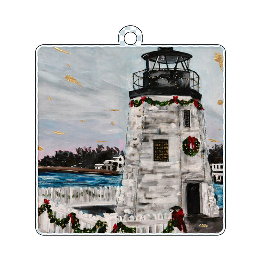 CHB-004 Lighthouse Ornament | 0.25in. Acrylic Ornament | Bulk (Sold in batches of 55)
