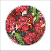 CHB-005 Red Hydrangeas Coaster | 0.25" Acrylic With Cork | Case Bundle any 4+ sets (Pack of 4)