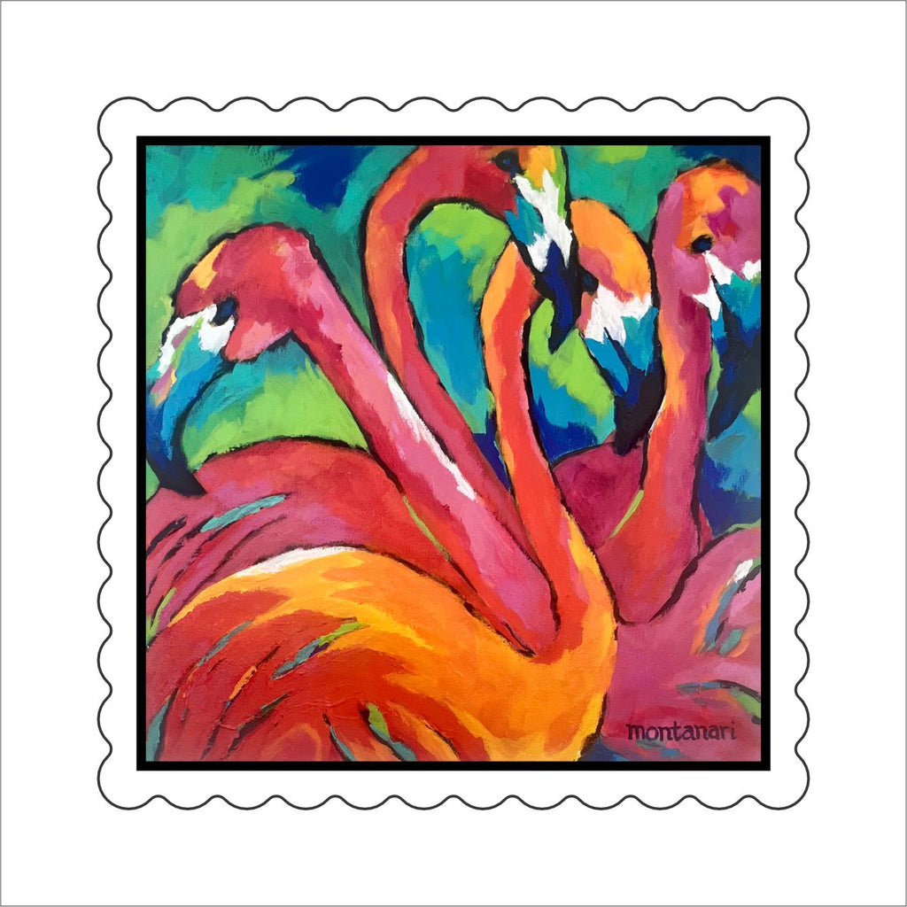 CHM-008 Flamingos Mini | 0.50Acrylic Mini |