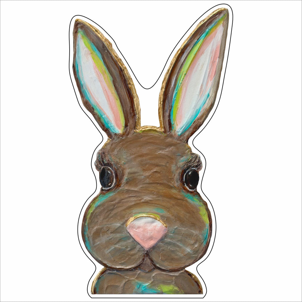 CHM-010 Chocolate Bunny  | 0.75Acrylic Contour |