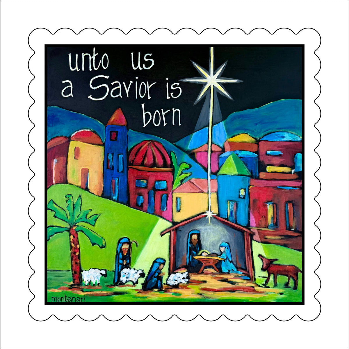 CHM-020 Our Savior is Born | 0.75Acrylic Contour