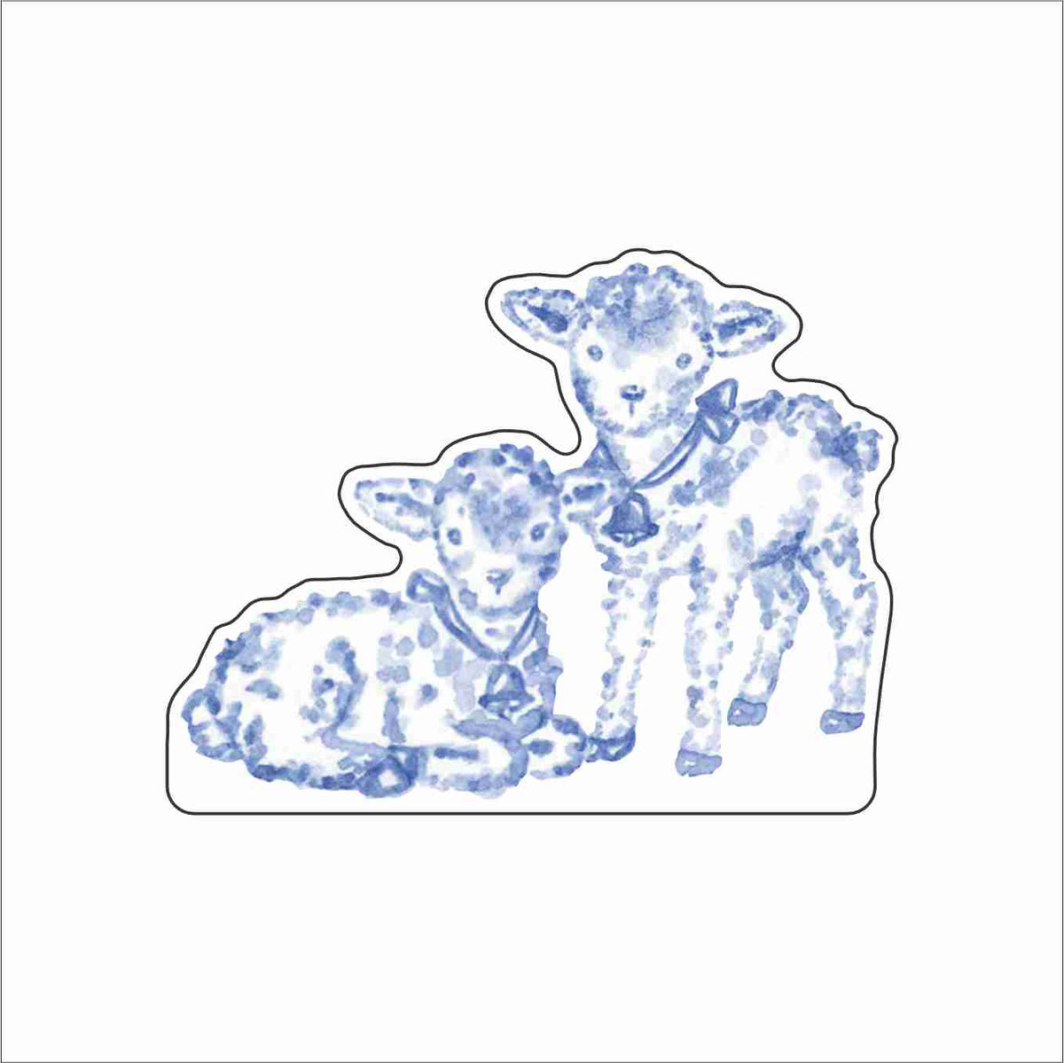 CHS-005 Lambs Nativity | 0.75Acrylic Contour