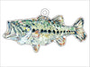 Gone Fishing Bass | 0.25in. Acrylic Ornament | Mix and Match (any 10+)