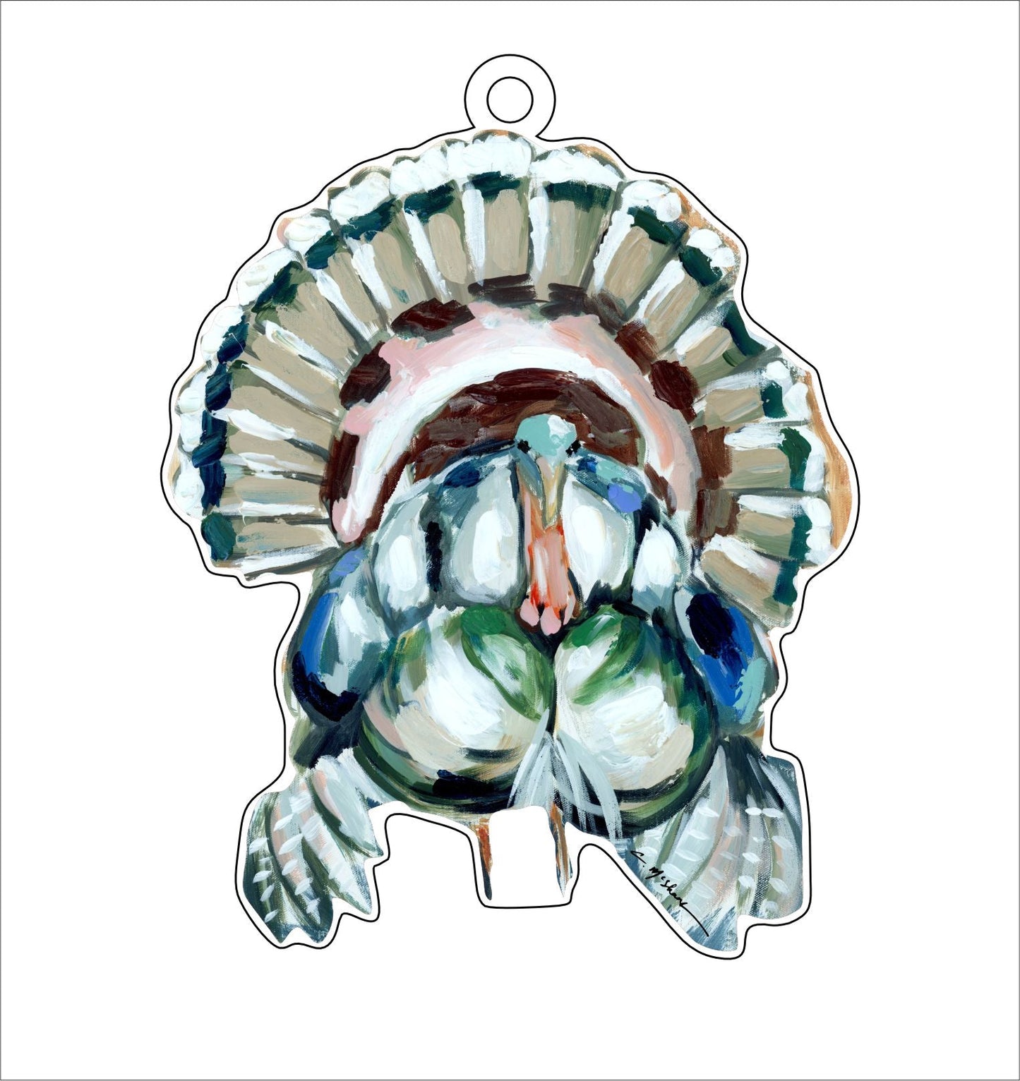 Preston Gravy Turkey | 0.25in. Acrylic Ornament | Case of 25