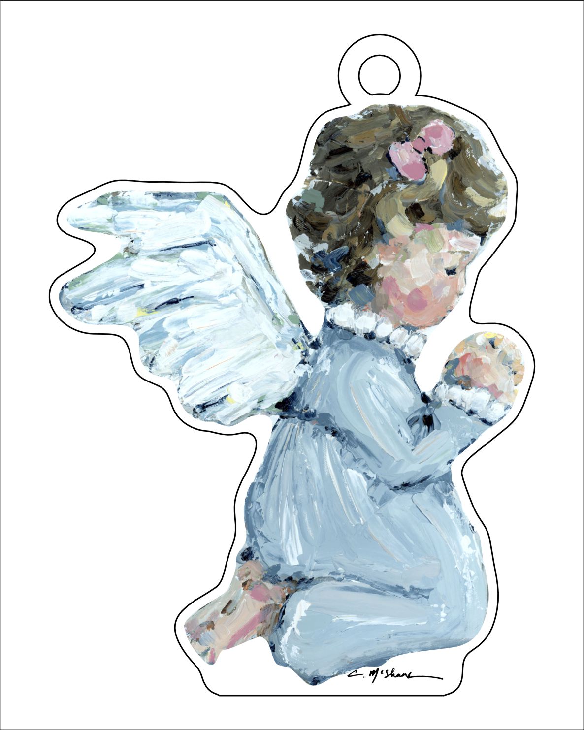 Tiny Wings IV | 0.25in. Acrylic Ornament | Case of 25