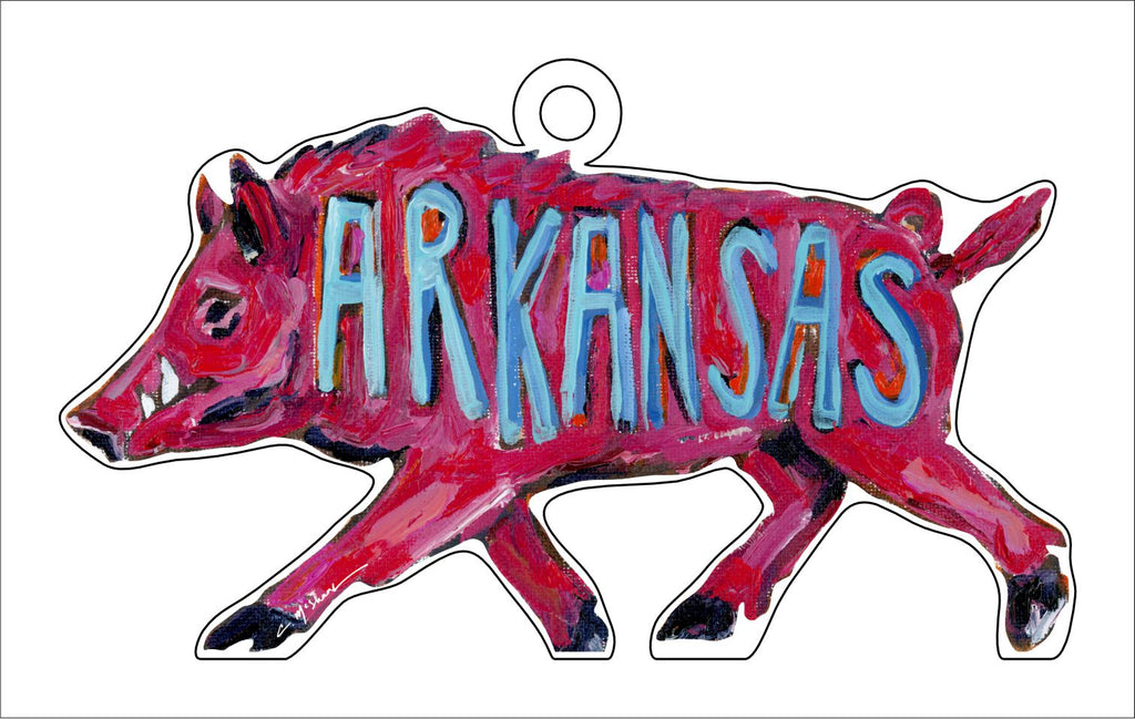Arkansas Boar | 0.25in. Acrylic Ornament | Mix and Match (any 10+)