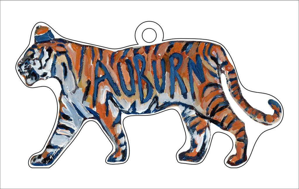Auburn Tiger II | 0.25in. Acrylic Ornament | Mix and Match (any 10+)
