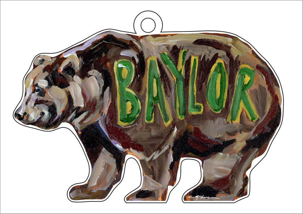 Baylor Bear | 0.25in. Acrylic Ornament | Case of 25