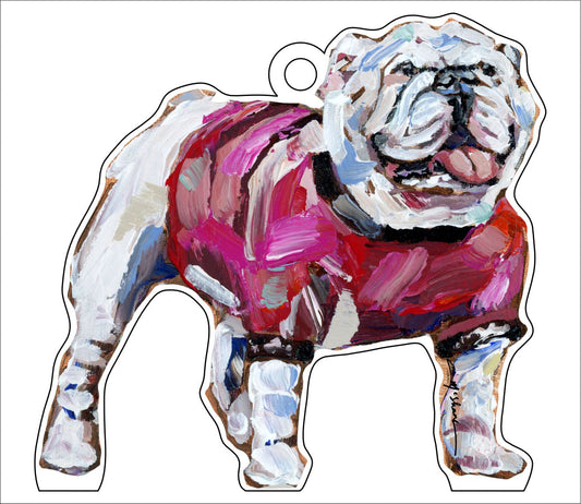 Georgia Bull Dawg | 0.25in. Acrylic Ornament | Case of 25
