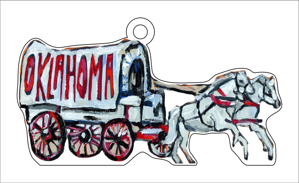 Oklahoma U | 0.25in. Acrylic Ornament | Mix and Match (any 10+)