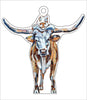 Texas Longhorn | 0.25in. Acrylic Ornament | Mix and Match (any 10+)