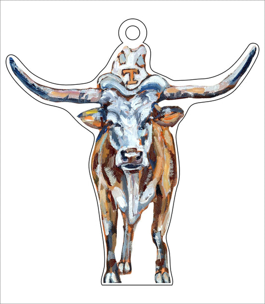Texas Longhorn | 0.25in. Acrylic Ornament | Case of 25