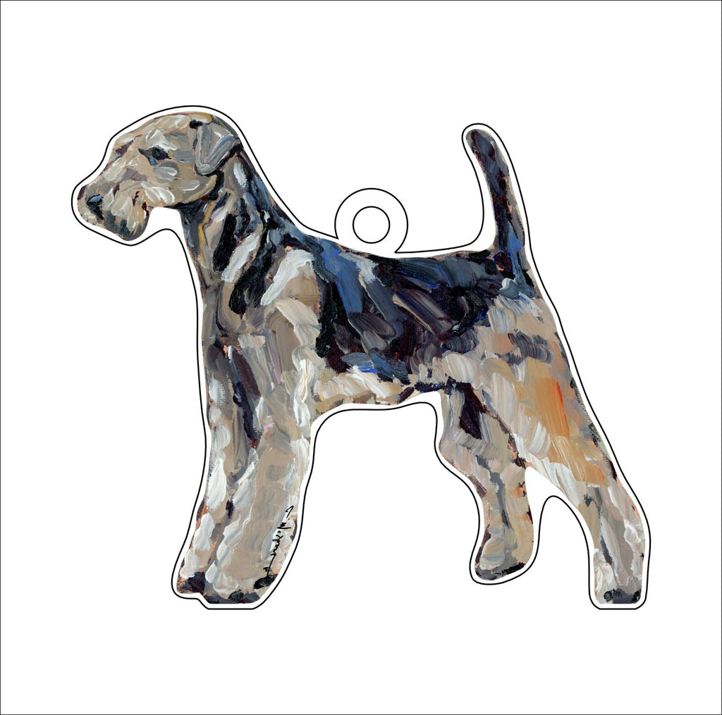Airedale | 0.25in. Acrylic Ornament | Mix and Match (any 10+)