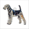 Airedale | 0.25in. Acrylic Ornament | Case of 25