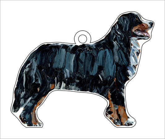 Bernese Mountain Dog | 0.25in. Acrylic Ornament | Case of 25