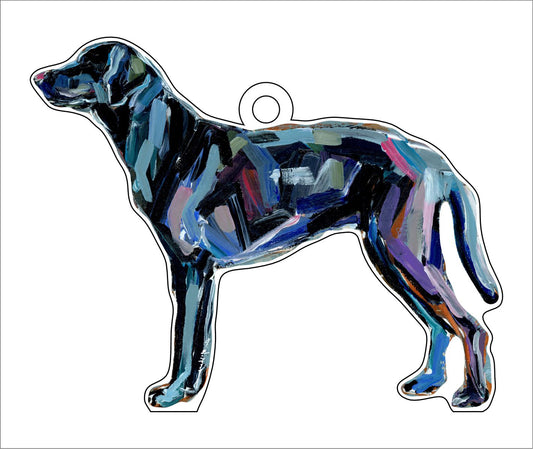 Black Lab | 0.25in. Acrylic Ornament | Case of 25