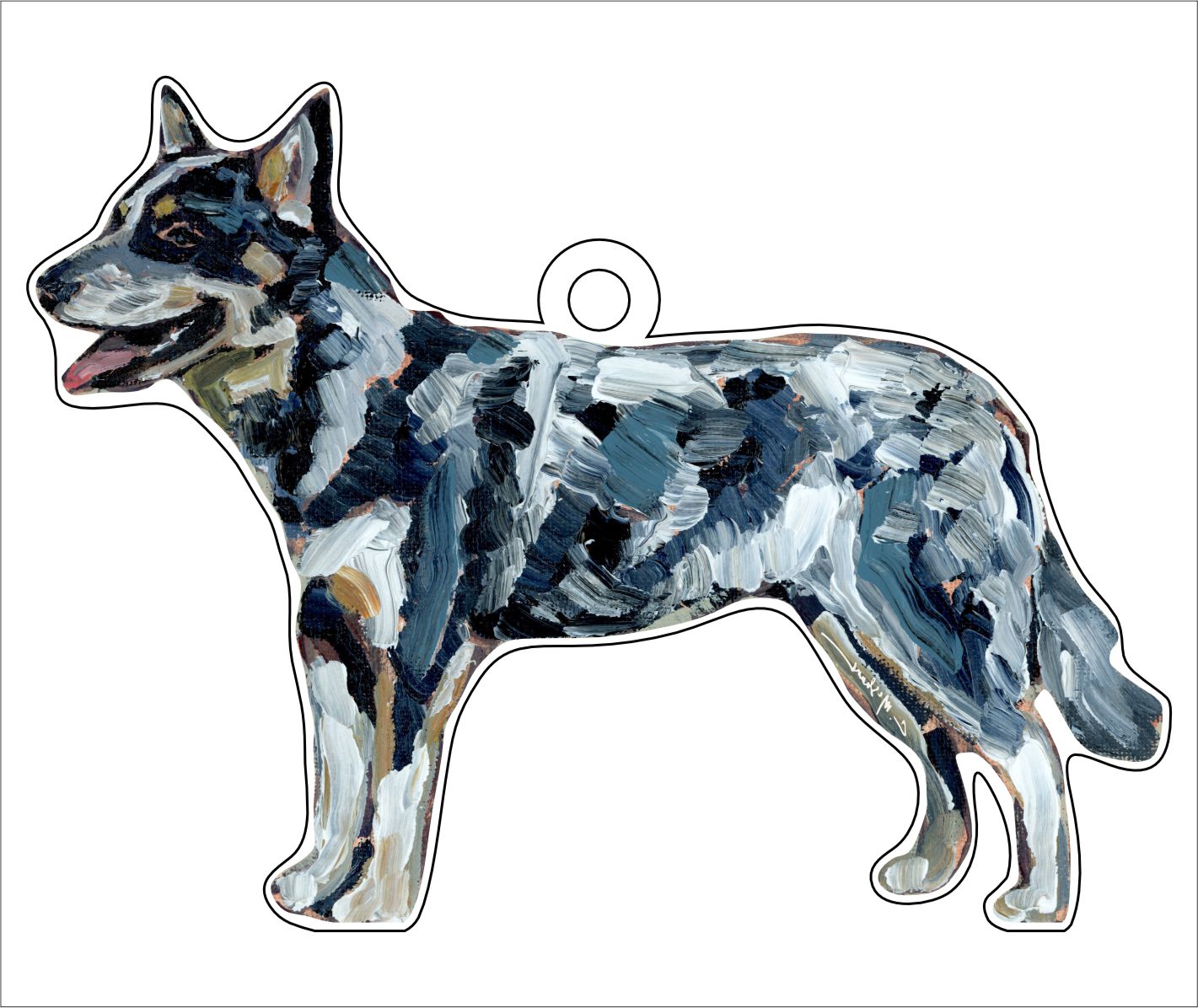 Blue Heeler | 0.25in. Acrylic Ornament | Mix and Match (any 10+)
