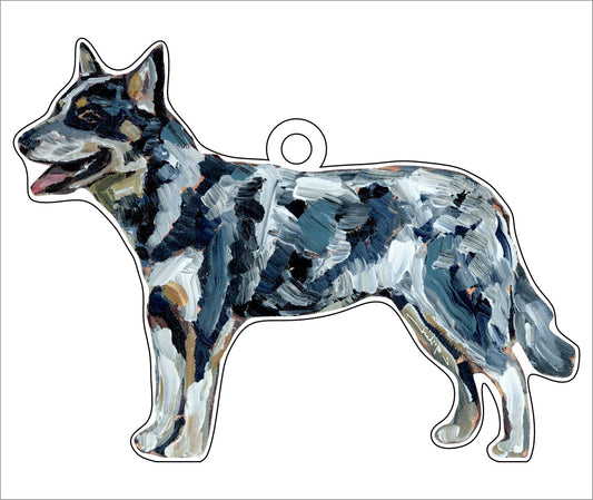 Blue Heeler | 0.25in. Acrylic Ornament | Mix and Match (any 10+)