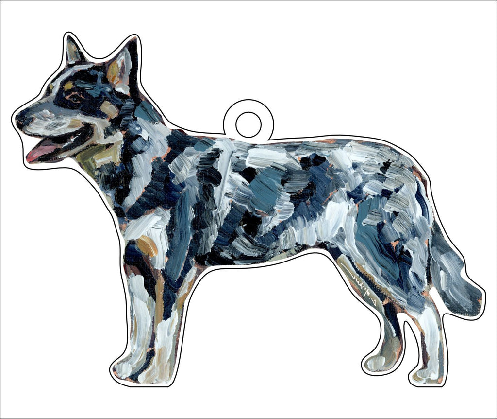 Blue Heeler | 0.25in. Acrylic Ornament | Case of 25