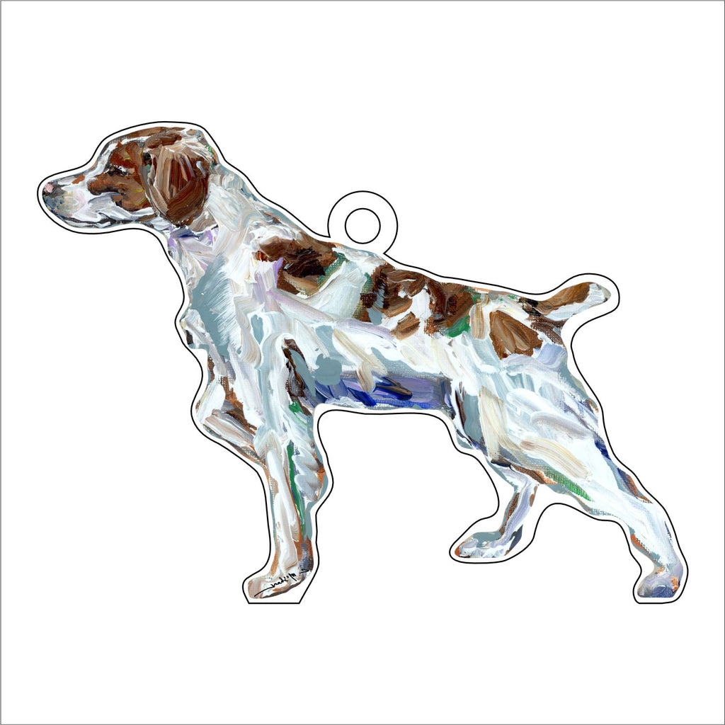 Brittany Spaniel | 0.25in. Acrylic Ornament | Mix and Match (any 10+)