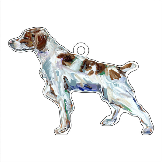 Brittany Spaniel | 0.25in. Acrylic Ornament | Case of 25