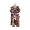 Cavapoo Red Pink Bow | 0.25in. Acrylic Ornament | Mix and Match (any 10+)