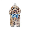 Cockapoo Blonde Blue Bow | 0.25in. Acrylic Ornament | Mix and Match (any 10+)