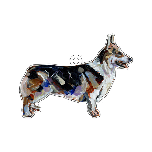 Corgi Tri|Color | 0.25in. Acrylic Ornament | Mix and Match (any 10+)
