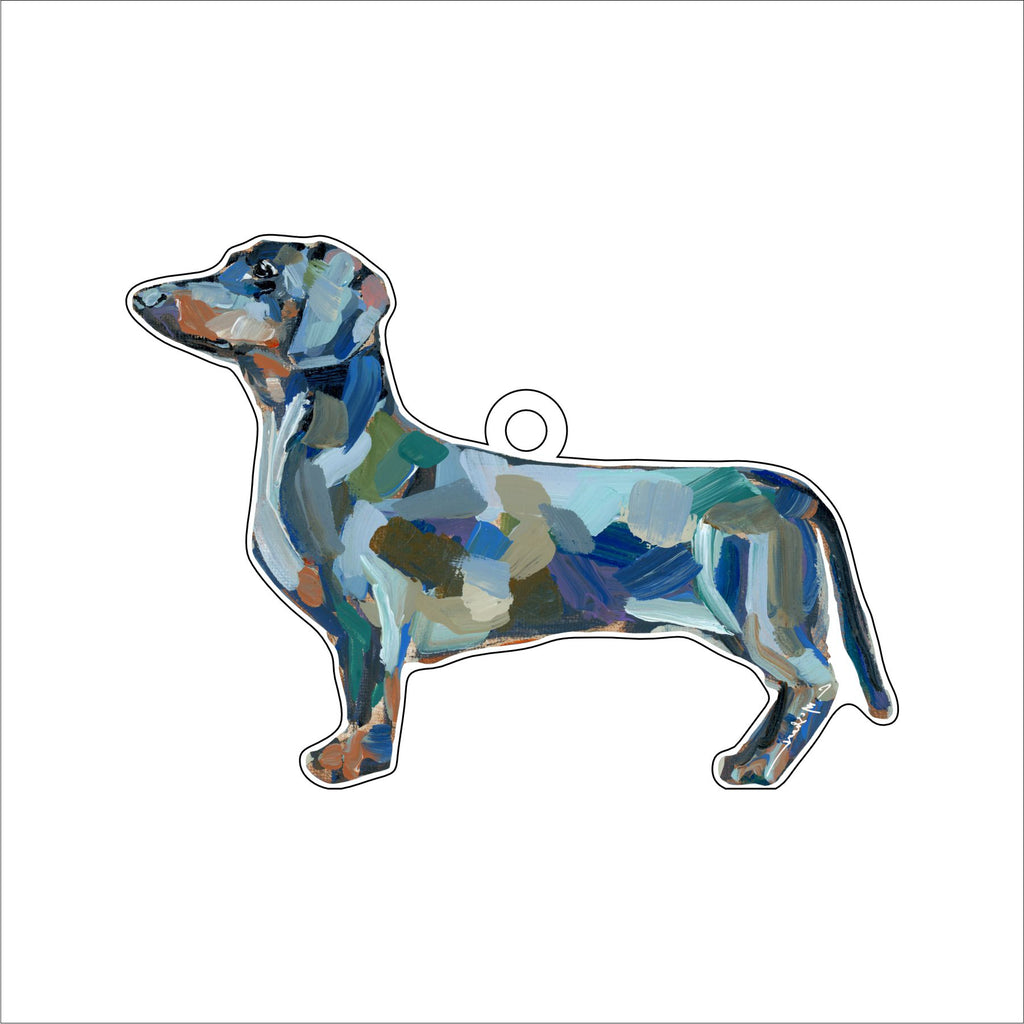 Dachshund Blues | 0.25in. Acrylic Ornament | Mix and Match (any 10+)