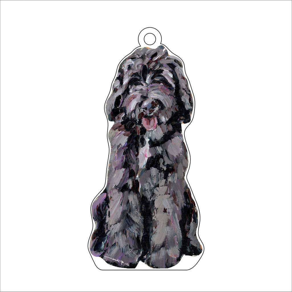 Doodle Chocolate | 0.25in. Acrylic Ornament | Case of 25