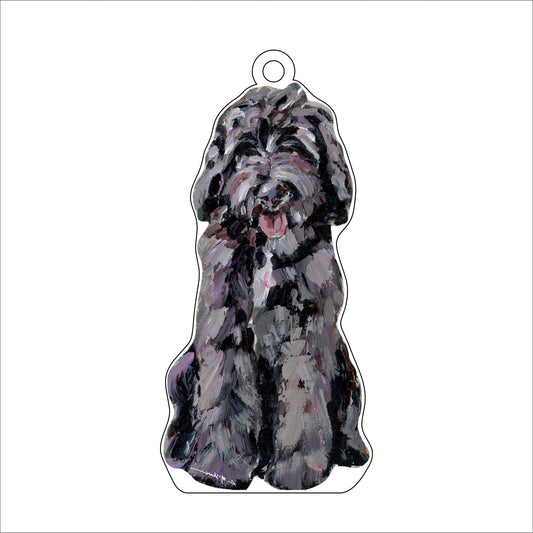 Doodle Chocolate | 0.25in. Acrylic Ornament | Case of 25