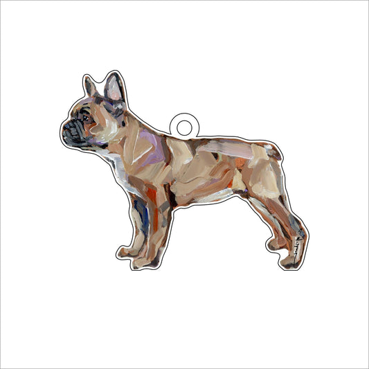 French Bulldog Blonde | 0.25in. Acrylic Ornament | Case of 25