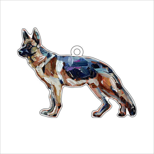 German Shepherd | 0.25in. Acrylic Ornament | Case of 25