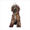 Goldendoodle Red | 0.25in. Acrylic Ornament | Mix and Match (any 10+)