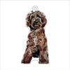 Goldendoodle Red | 0.25in. Acrylic Ornament | Case of 25
