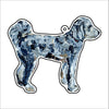 CMS-1079-C10 Aussiedoodle Standing Bag Charm | 0.125Acrylic Bag Charm | Case of 10