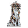 CMS-1082-C10 Australian Shepherd Red Bag Charm | 0.125Acrylic Bag Charm | Case of 10