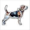 CMS-1085-C10 Beagle Bag Charm | 0.125Acrylic Bag Charm | Case of 10