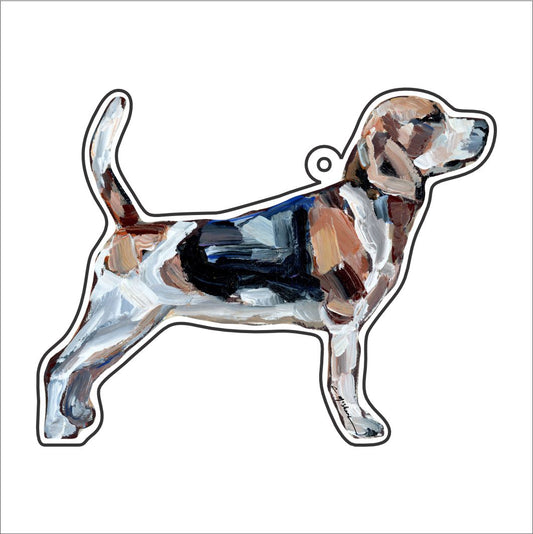 CMS-1085-C10 Beagle Bag Charm | 0.125Acrylic Bag Charm | Case of 10