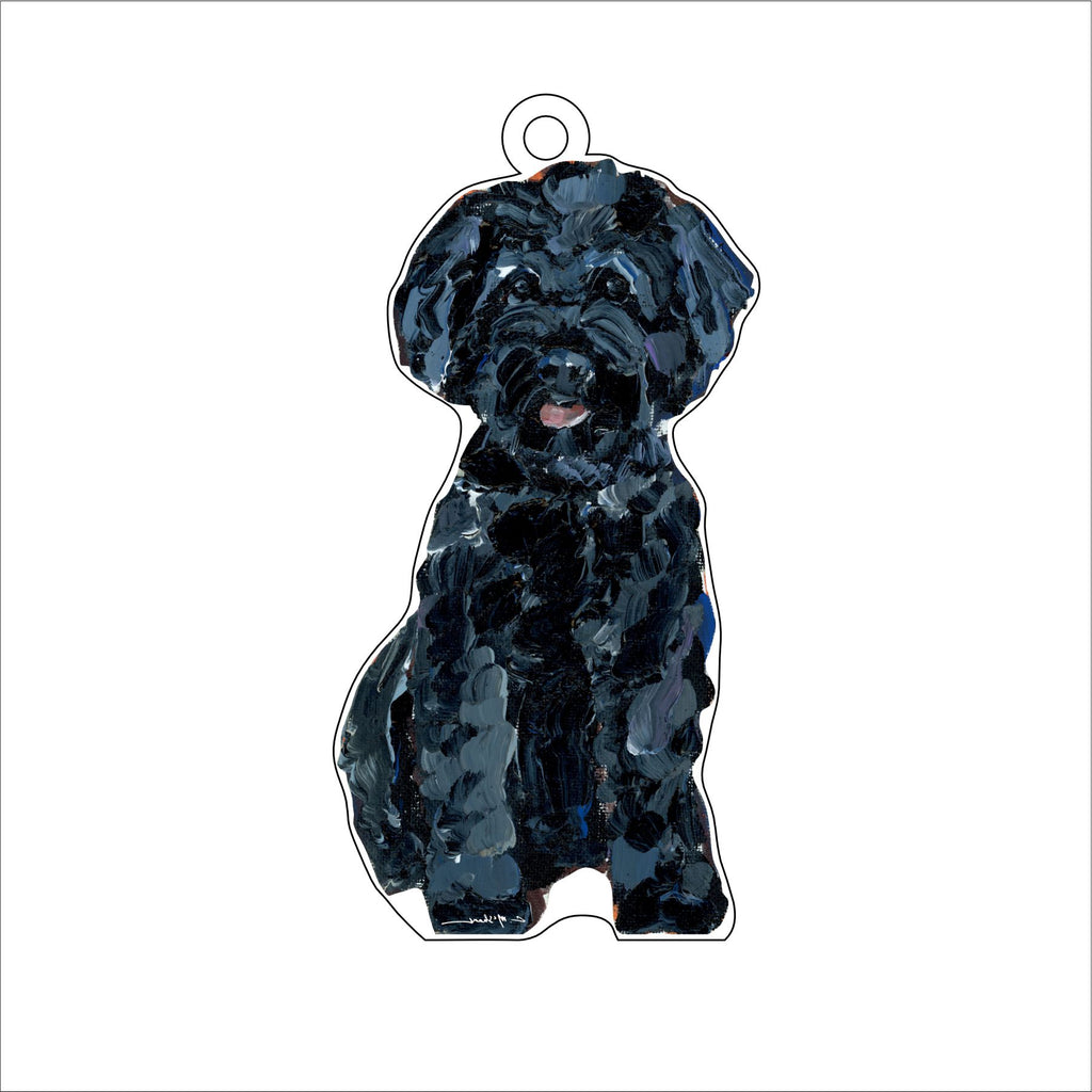 Maltipoo Black | 0.25in. Acrylic Ornament | Mix and Match (any 10+)