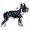CMS-1094-C10 Boston Terrier Bag Charm | 0.125Acrylic Bag Charm | Case of 10