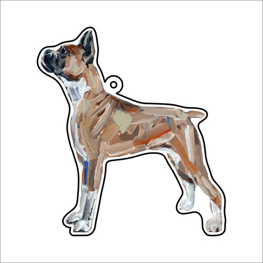 CMS-1095-C10 Boxer Bag Charm | 0.125Acrylic Bag Charm | Case of 10