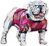 CMS-1102-C10 Bulldog Red* Bag Charm | 0.125Acrylic Bag Charm | Case of 10