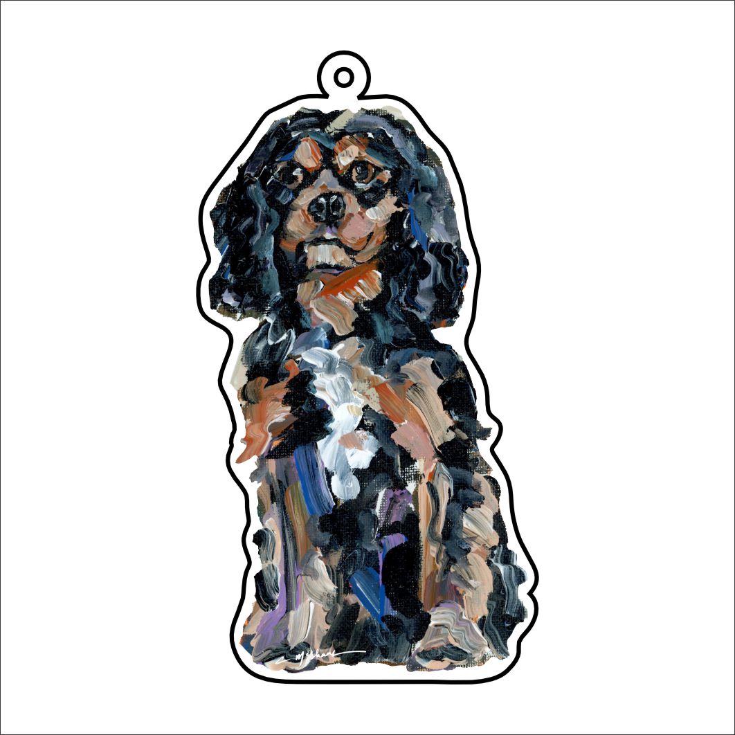 CMS-1105-C10 Cavalier King Charles BT Bag Charm | 0.125Acrylic Bag Charm | Case of 10