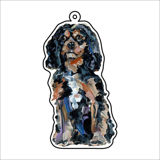 CMS-1105-C10 Cavalier King Charles BT Bag Charm | 0.125Acrylic Bag Charm | Case of 10